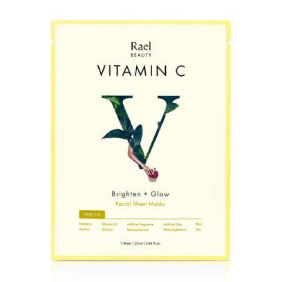 Rael Beauty Vitamin C Facial Sheet Masks - Picture 1 of 3